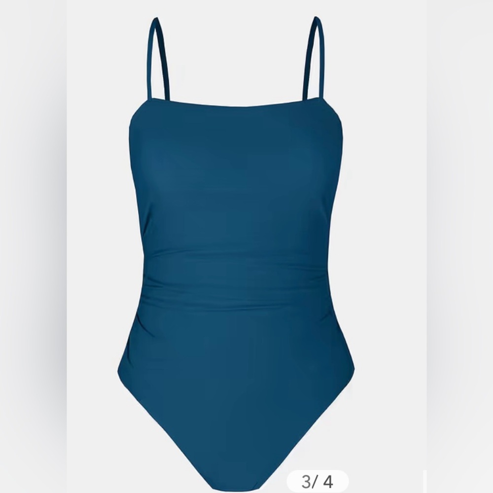 - Sandy Daze Shirred One Piece Swimsuit